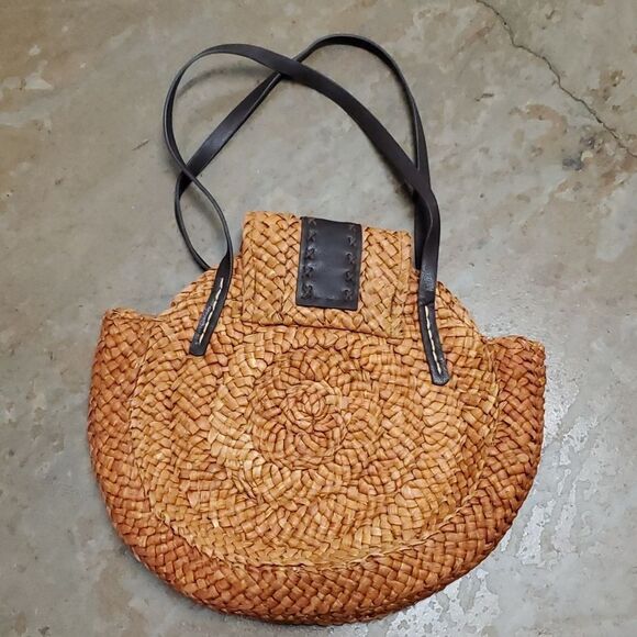 Bay Sky Corn Husk Purse. - Picture 3 of 5